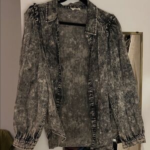 Aaron & Amber Acid Wash Denim shirt